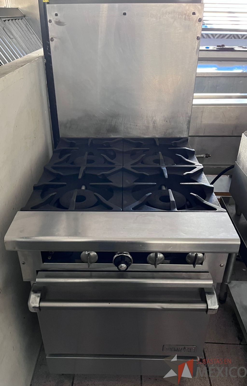 Lote 025 - Estufa 4 quemadores con horno 24" Thermatek, Medidas: TMD24-4-I