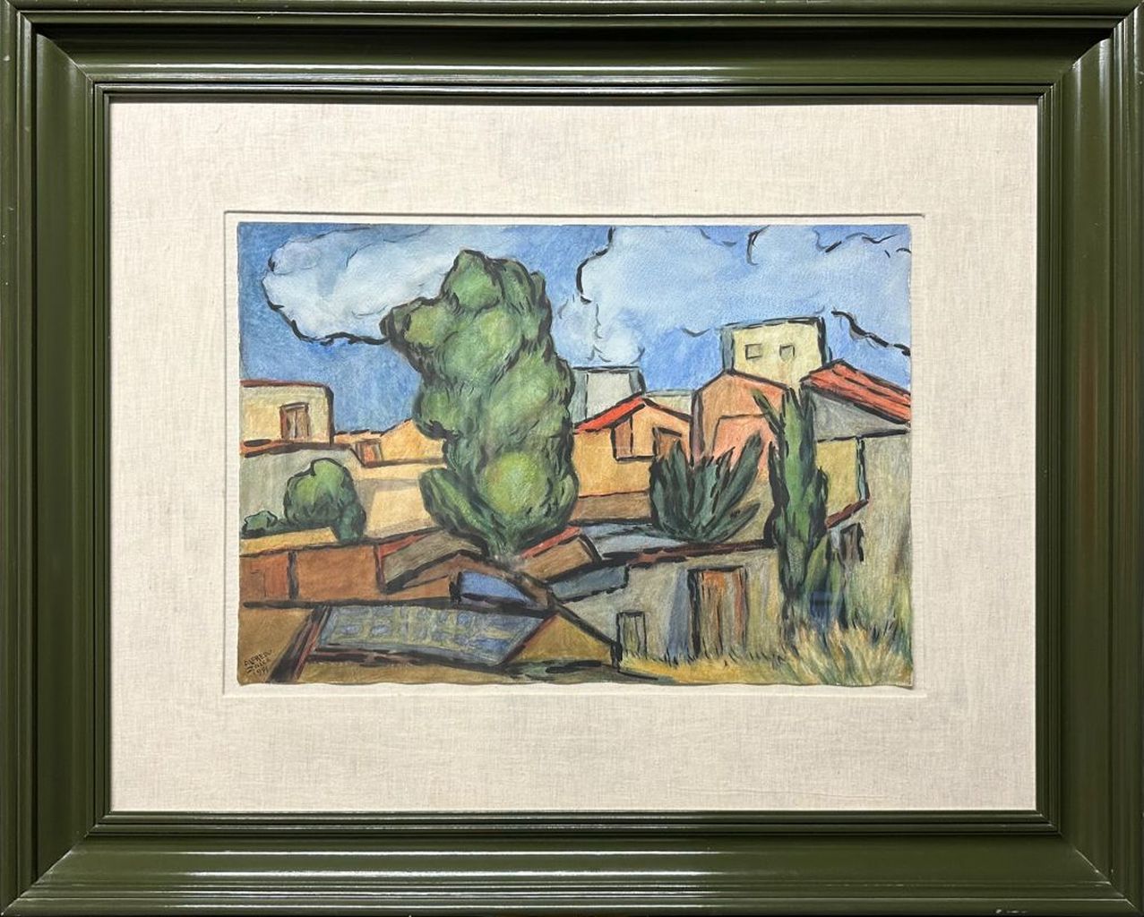 Lote 015 - Alfredo Zalce - Se desconoce título - Acuarela y Gouache