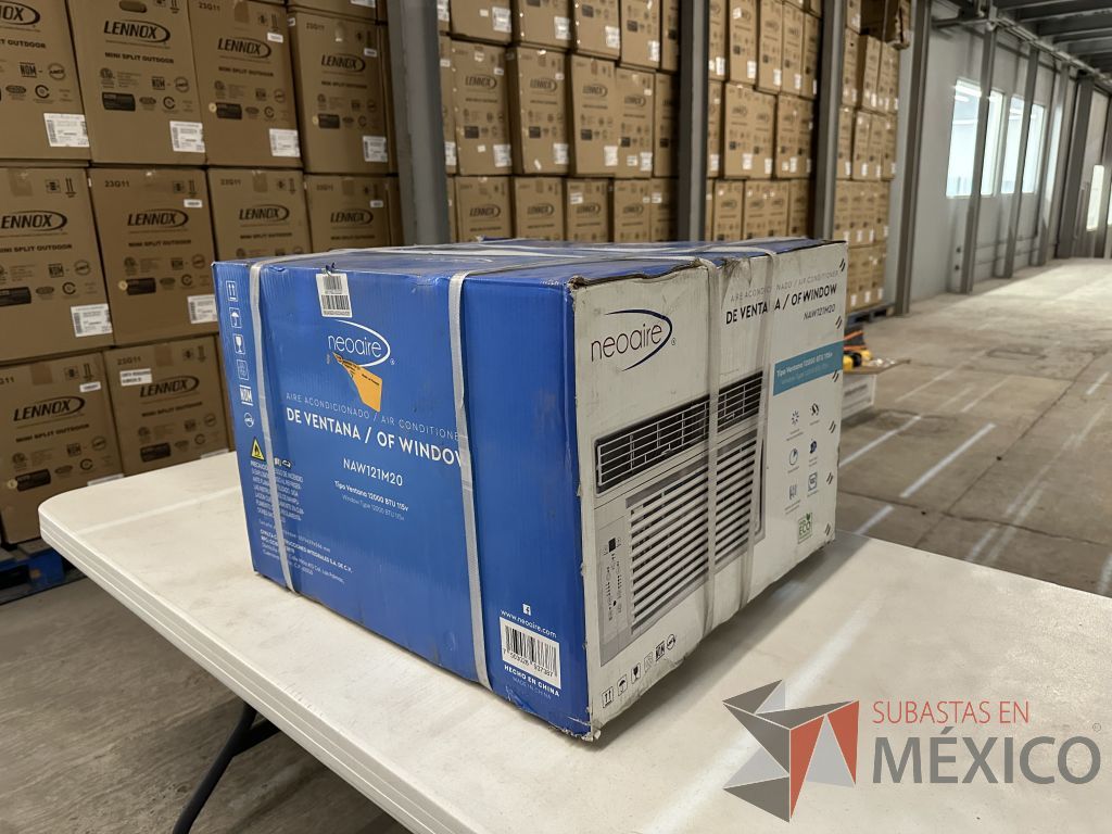 Lote 400 - 5 Aires Acondicionados tipo Ventana NEOAIRE, Modelo: NAW121M20, 12000 BTU, 115v - Imagen 4