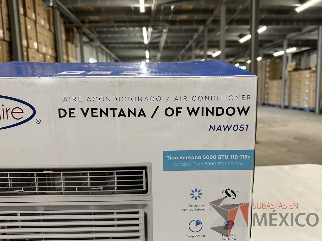 Lote 042 - 5 Aires Acondicionados tipo Ventana NEOAIRE, Modelo: NAW051, 5000 BTU, 110-115v - Imagen 8