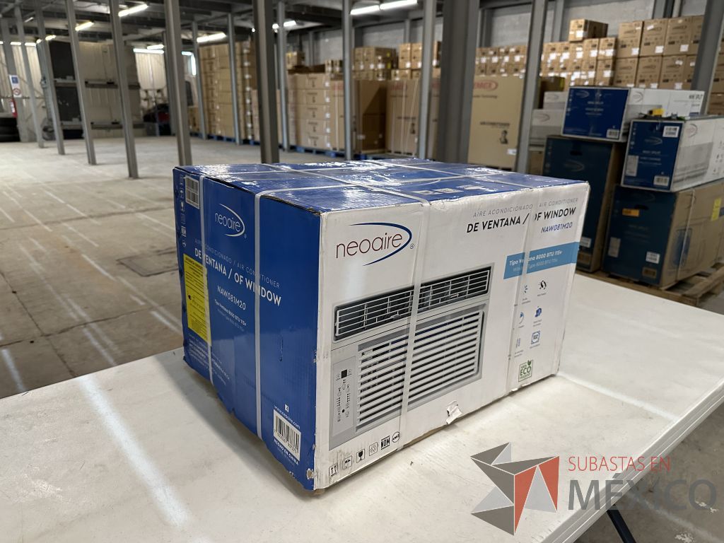 Lote 019 - Aire Acondicionado tipo Ventana NEOAIRE, Modelo: NAW081M20, 8000 BTU, 115v - Imagen 5