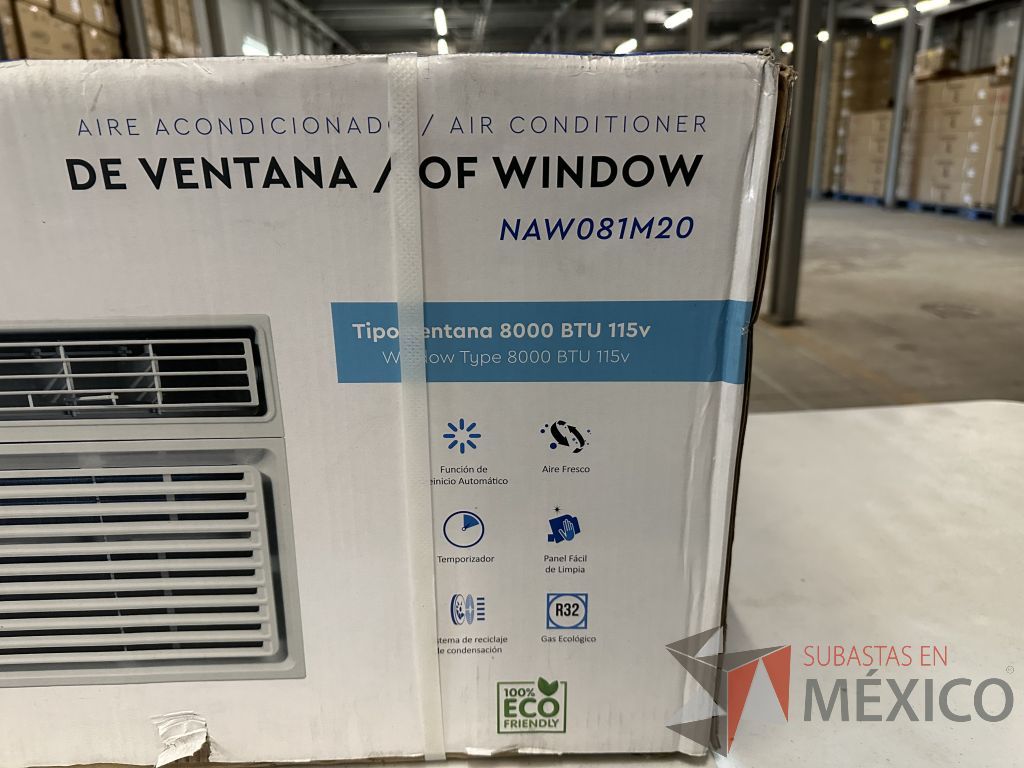 Lote 019 - Aire Acondicionado tipo Ventana NEOAIRE, Modelo: NAW081M20, 8000 BTU, 115v - Imagen 6