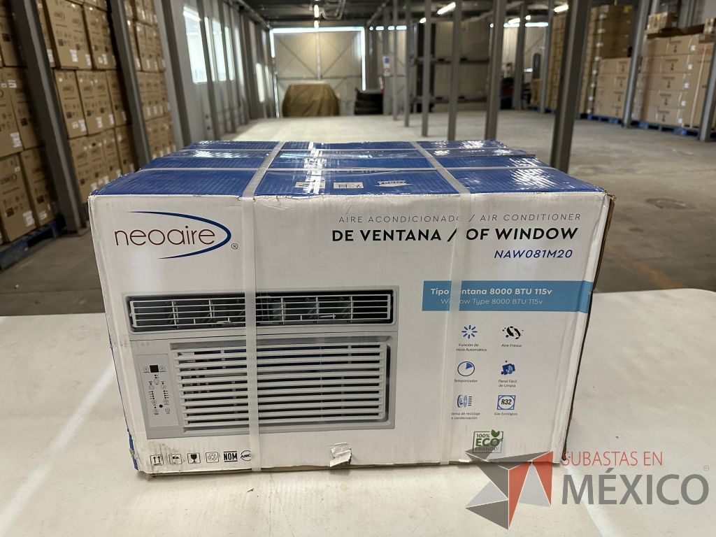 Lote 019 - Aire Acondicionado tipo Ventana NEOAIRE, Modelo: NAW081M20, 8000 BTU, 115v - Imagen 7
