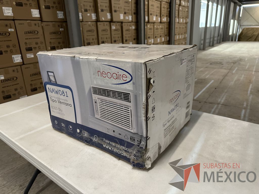 Lote 026 - Aire Acondicionado tipo Ventana NEOAIRE, Modelo: NAW081, 8000 BTU, 110-115v - Imagen 6