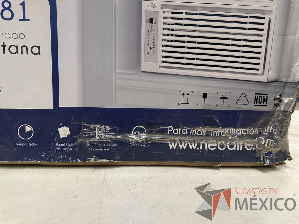 Lote 026 - Aire Acondicionado tipo Ventana NEOAIRE, Modelo: NAW081, 8000 BTU, 110-115v - Imagen 9