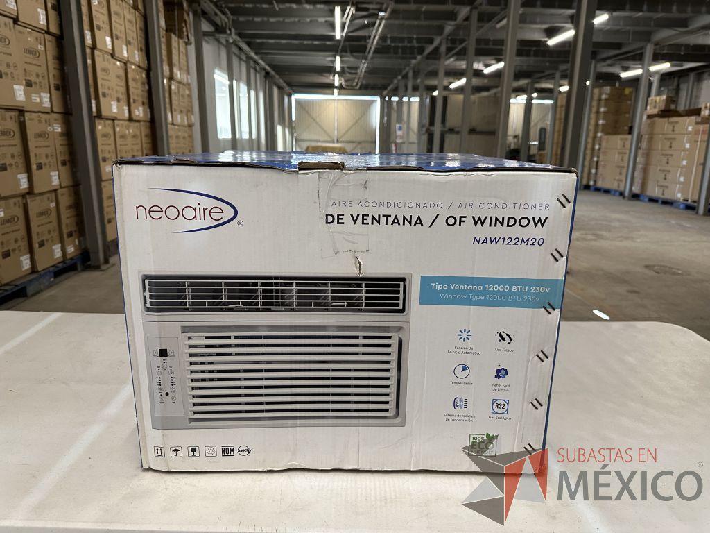 Lote 032 - Aire Acondicionado tipo Ventana NEOAIRE, Modelo: NAW122M20, 12000 BTU, 230v - Imagen 2
