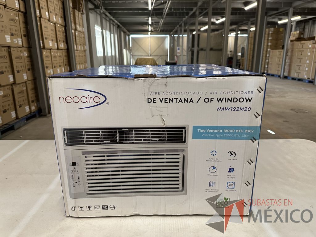 Lote 014 - Equipo de Aire Acondicionado tipo ventana Neoaire NAW122M20, 1 Ton, Frío, 220 Volts - Imagen 18