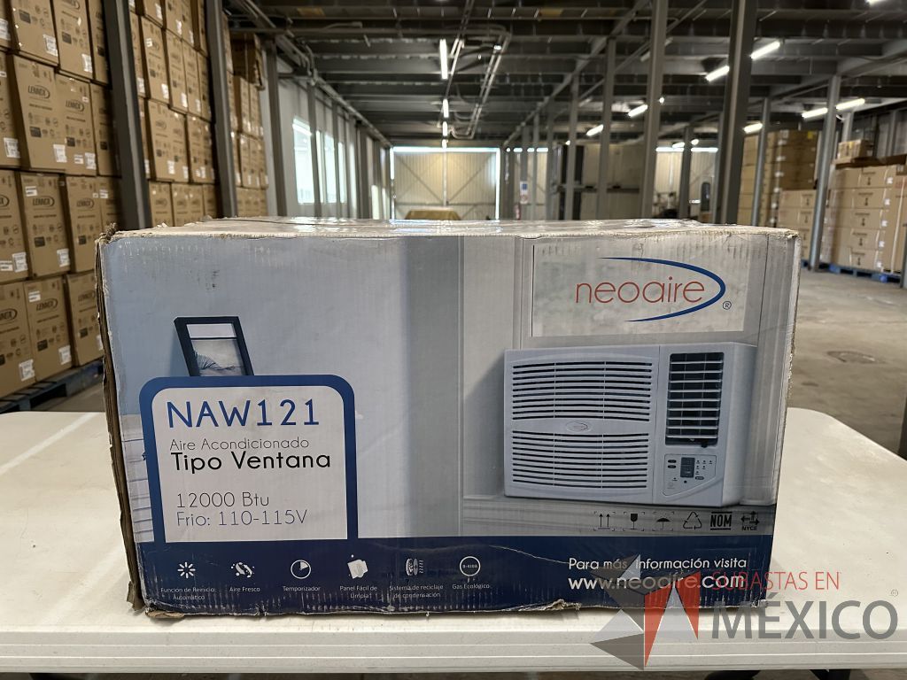 Lote 030 - 3 Equipos de Aires Acondicionados tipo ventana Neoaire NAW121, 1 Ton, Frío, 110 Volts - Imagen 22