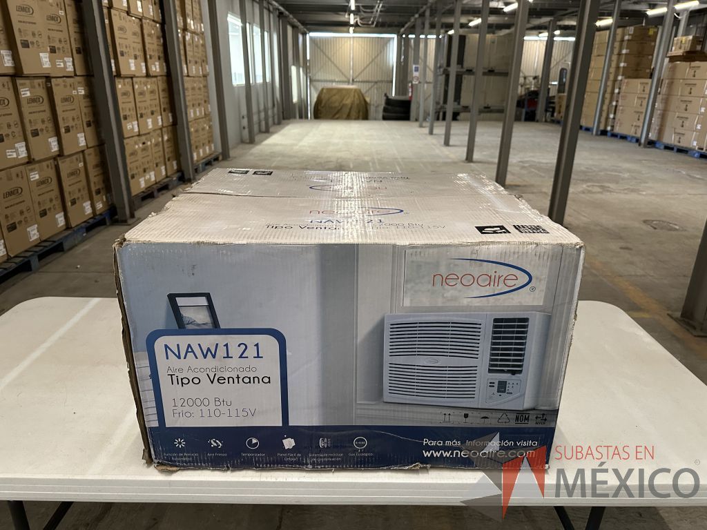 Lote 030 - 3 Equipos de Aires Acondicionados tipo ventana Neoaire NAW121, 1 Ton, Frío, 110 Volts - Imagen 21