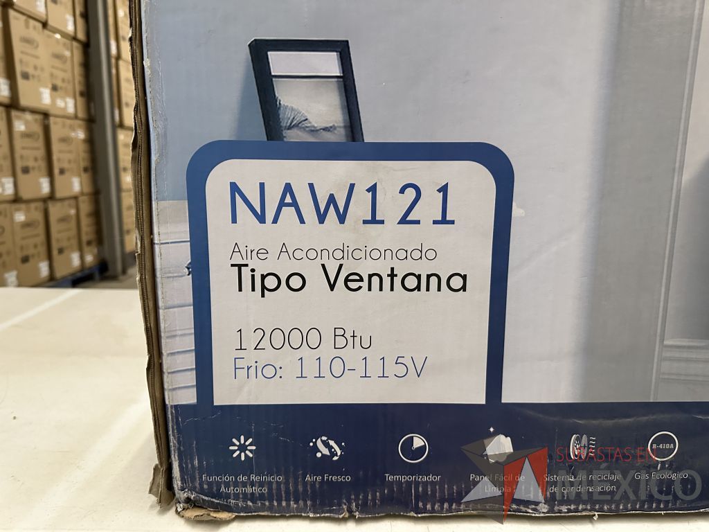Lote 037 - Aire Acondicionado tipo Ventana NEOAIRE, Modelo: NAW121, 12000 BTU, 110-115v - Imagen 5