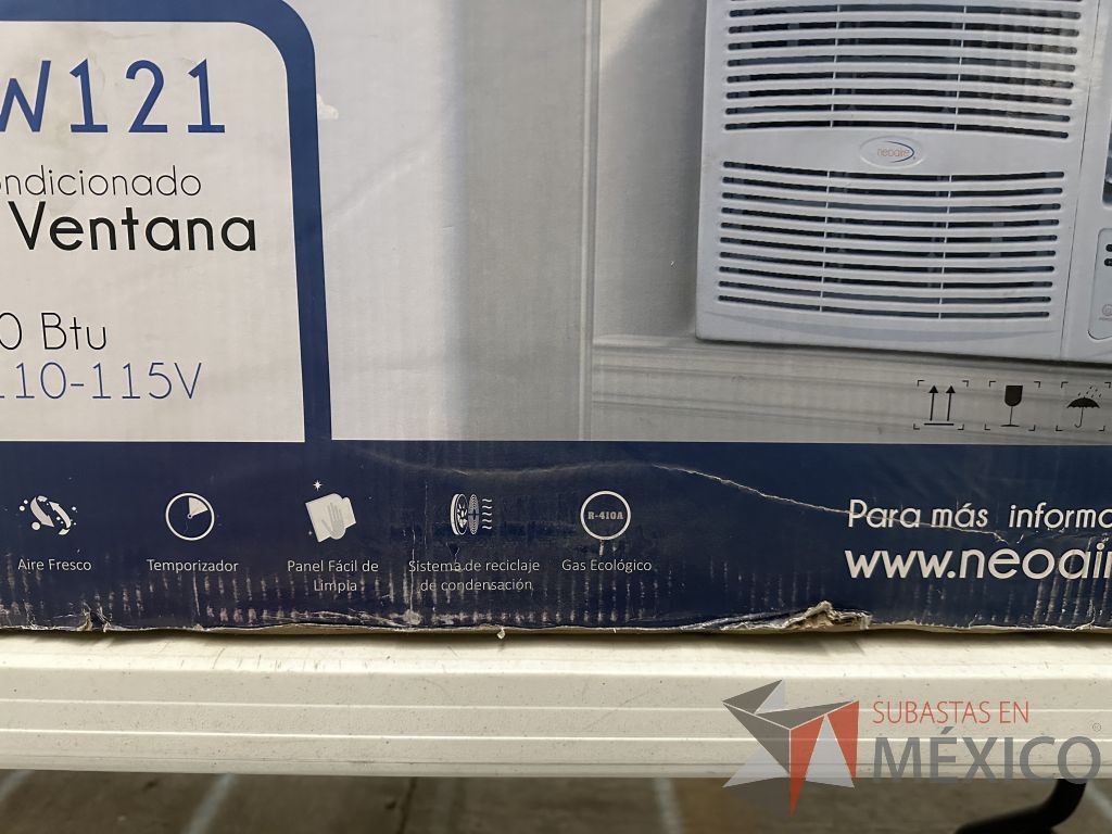 Lote 037 - Aire Acondicionado tipo Ventana NEOAIRE, Modelo: NAW121, 12000 BTU, 110-115v - Imagen 7
