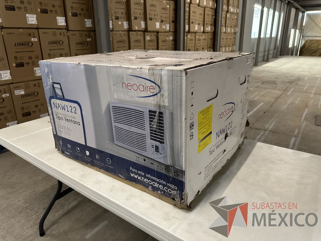 Lote 043 - Aire Acondicionado tipo Ventana NEOAIRE, Modelo: NAW122, 12000 BTU, 220v - Imagen 6