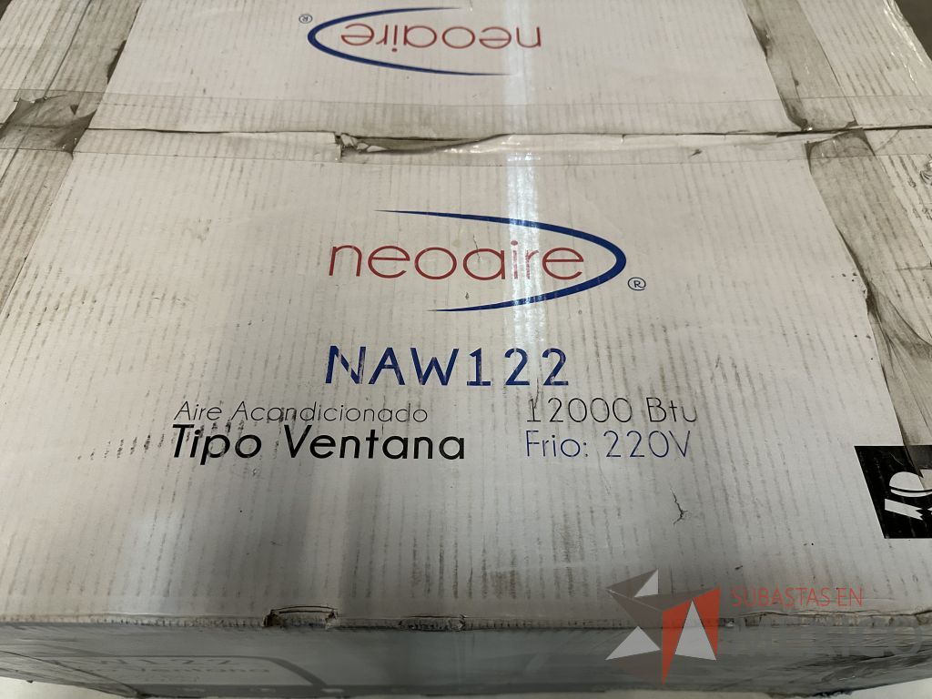 Lote 043 - Aire Acondicionado tipo Ventana NEOAIRE, Modelo: NAW122, 12000 BTU, 220v - Imagen 12