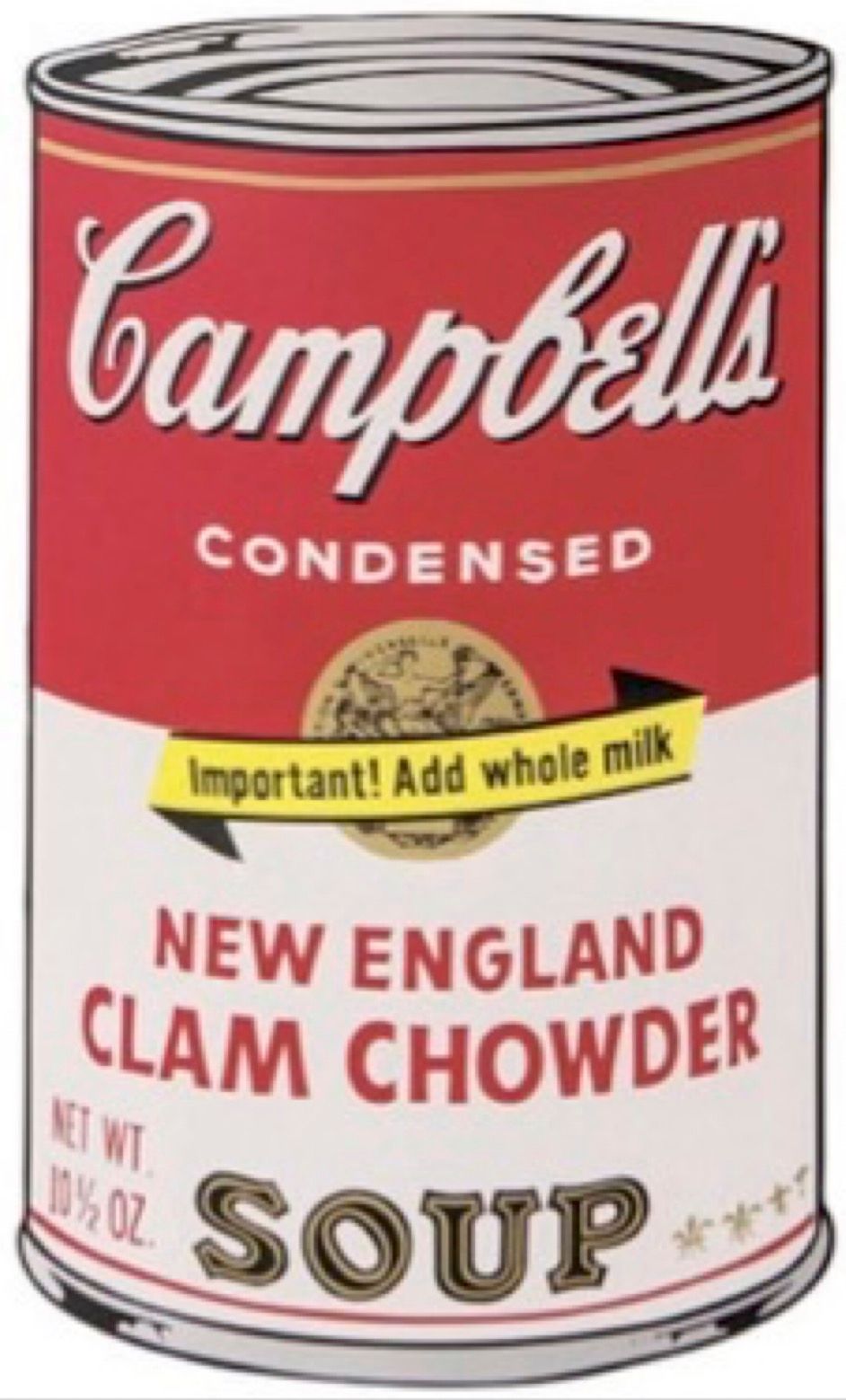 Lote 044 - Lata Clam Chowder - Andy Warhol - Serigrafía
