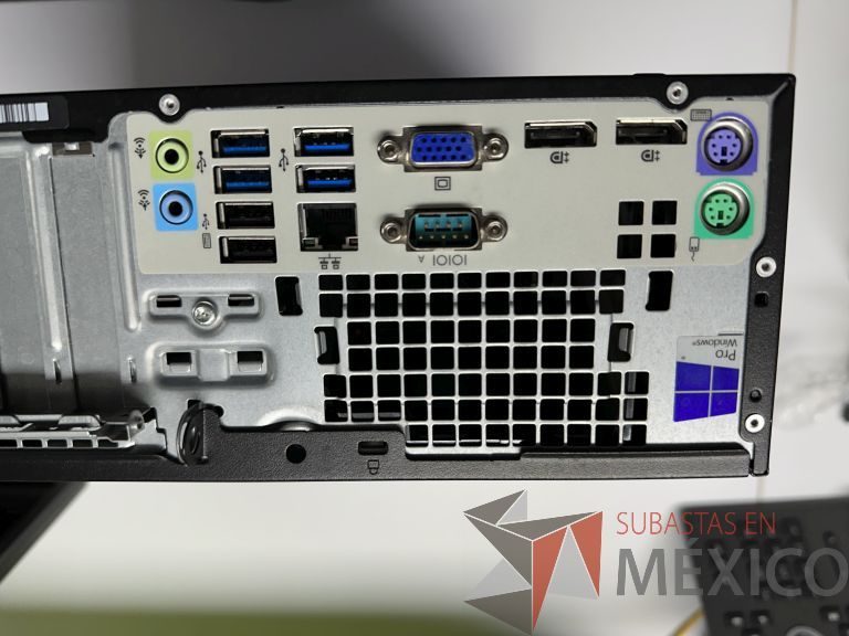 Lote 001 - Computadora de Escritorio de Alto Rendimiento marca HP EliteDesk 705 G3 SFF con 16 GB RAM, 500 GB Disco Duro y Monitor HP de 24" de alta resolución V244h - Imagen 4
