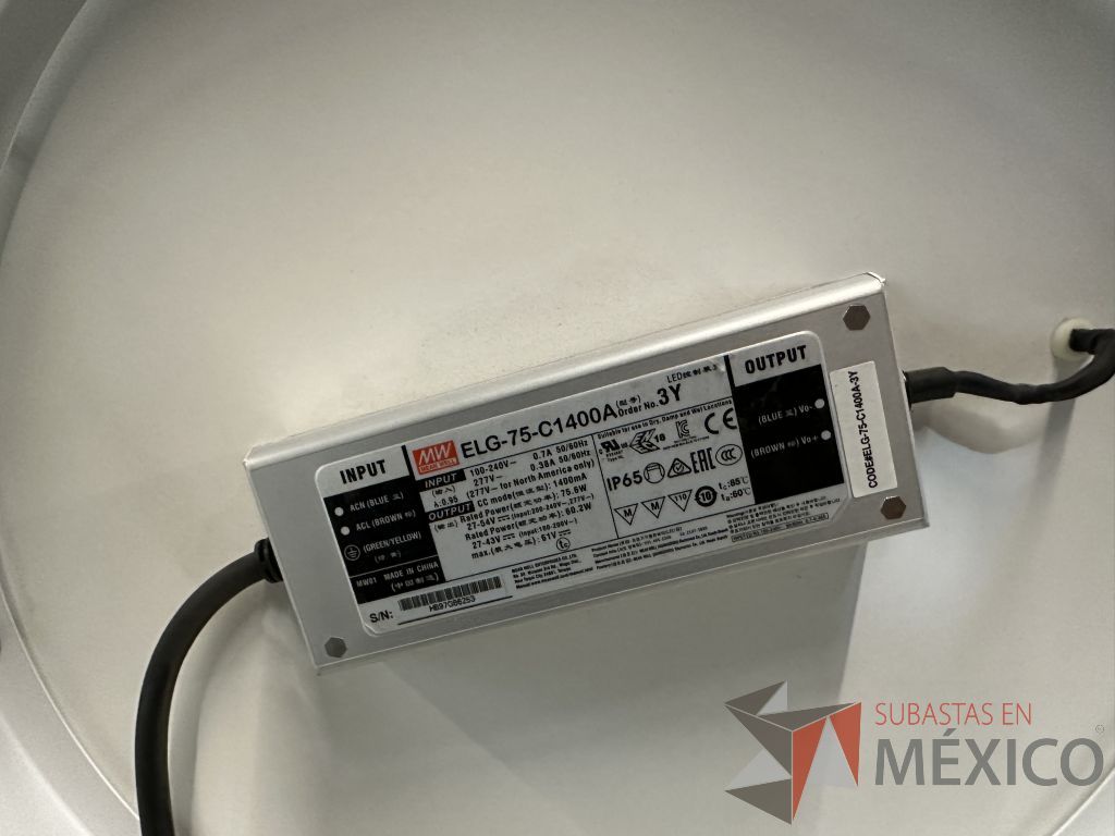 Lote 016 - 50 Luminarias LED circulares 60 W - Imagen 7