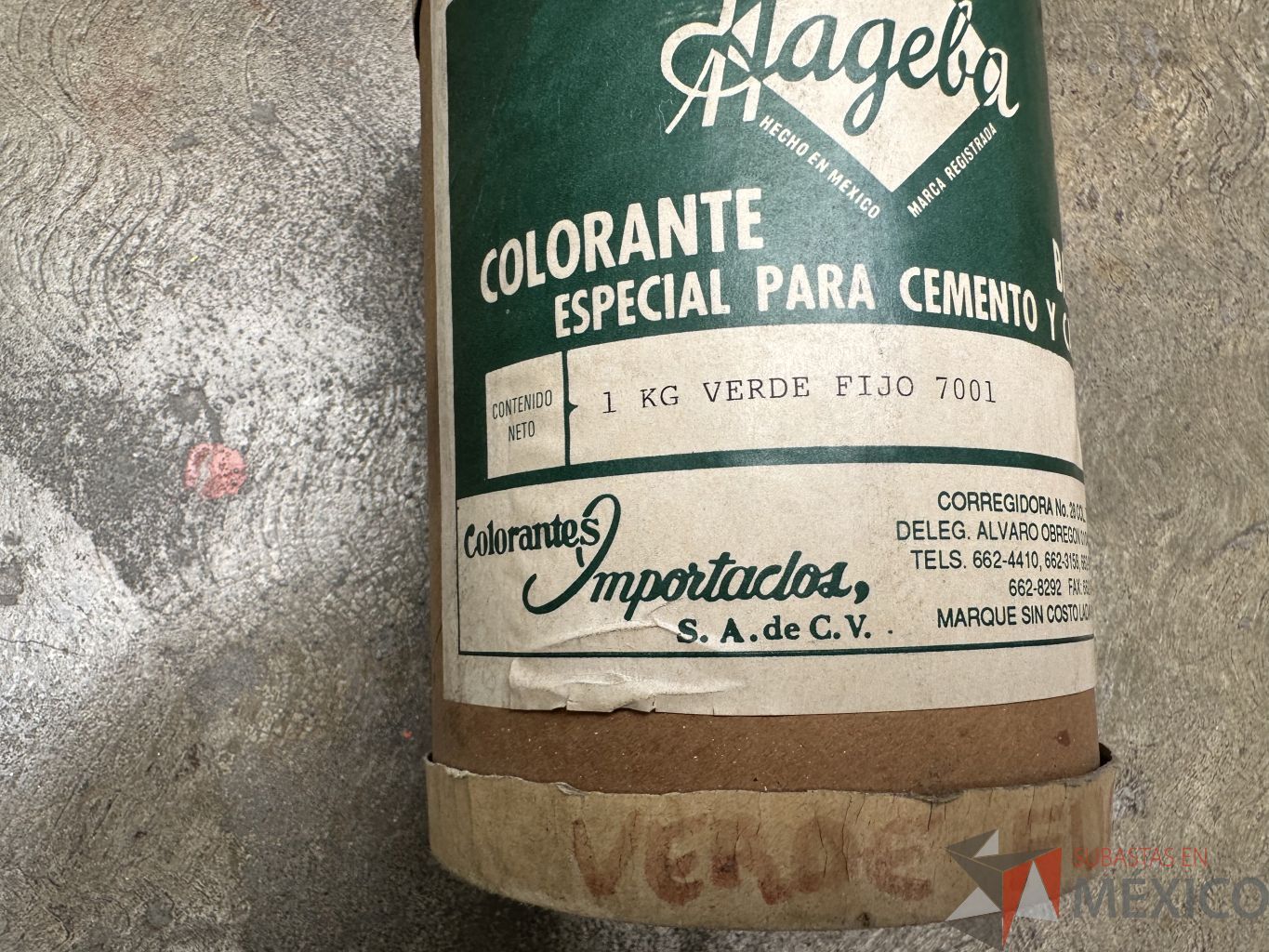 Lote 010 - Lote de 25 kilos de color para cemento varias presentaciones - Imagen 9