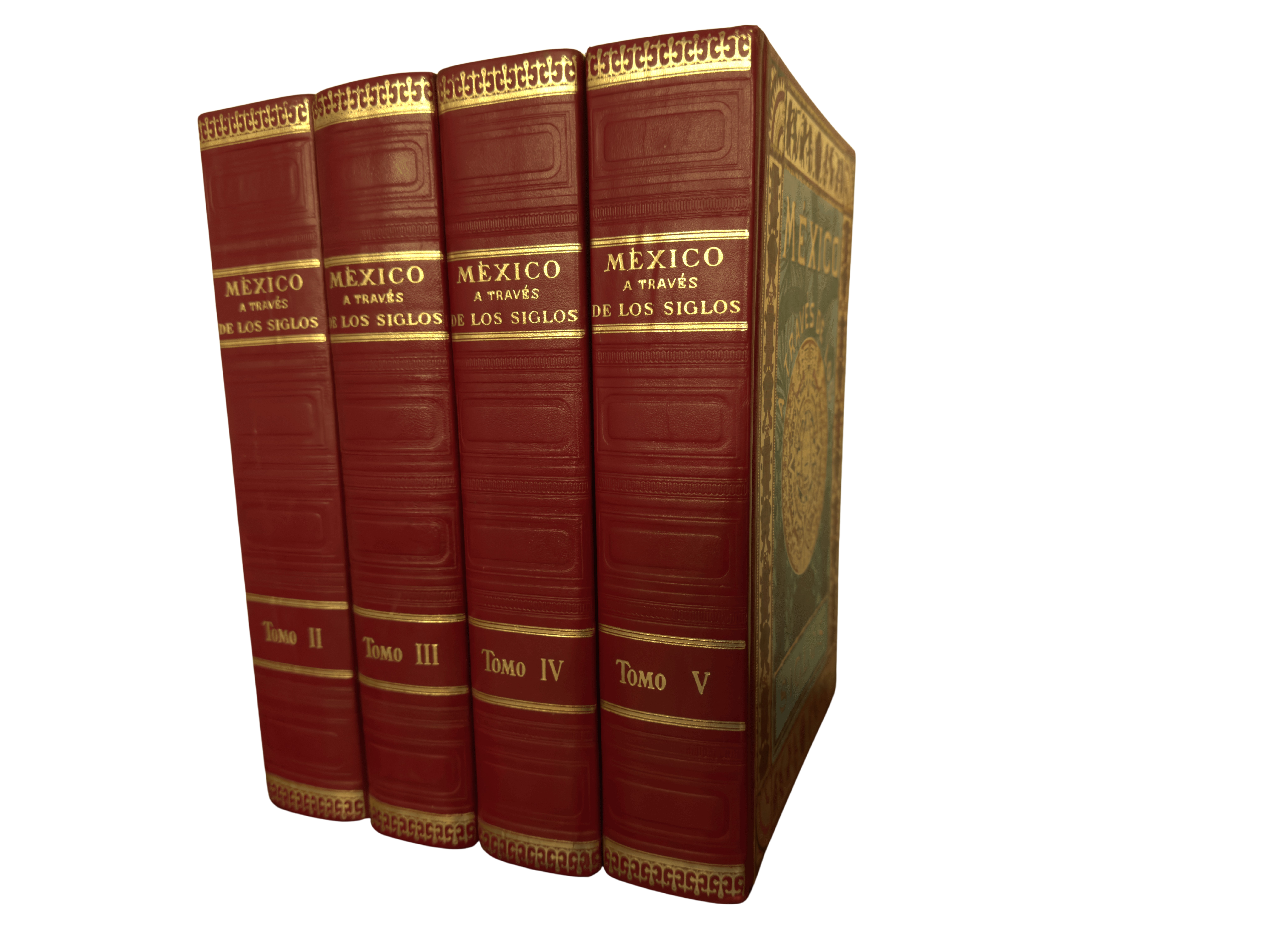 Lote 001 - Cuatro tomos de la enciclopedia de México a través de los siglos - Imagen 2