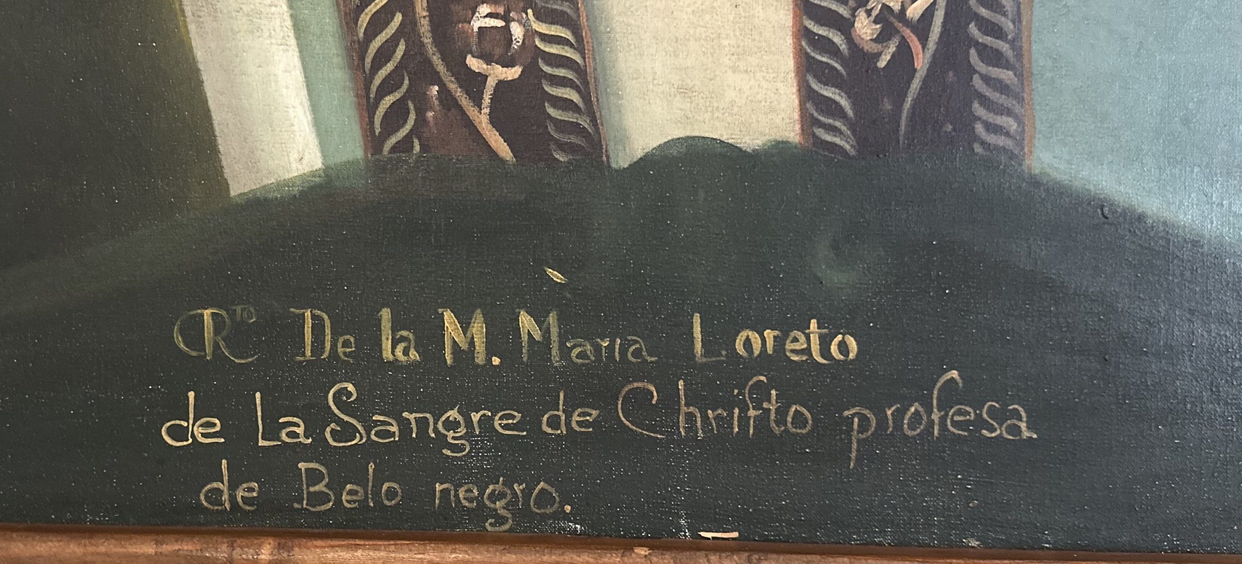 Lote 015 - Monja coronada de la orden concepcionista con escudo mariano (México). - Imagen 5