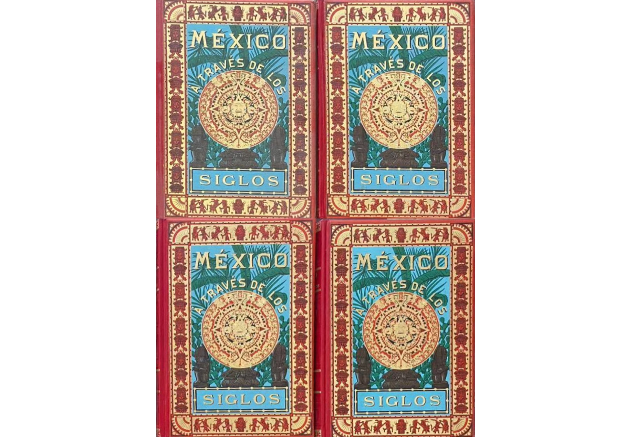Lote 001 - Cuatro tomos de la enciclopedia de México a través de los siglos - Imagen 5
