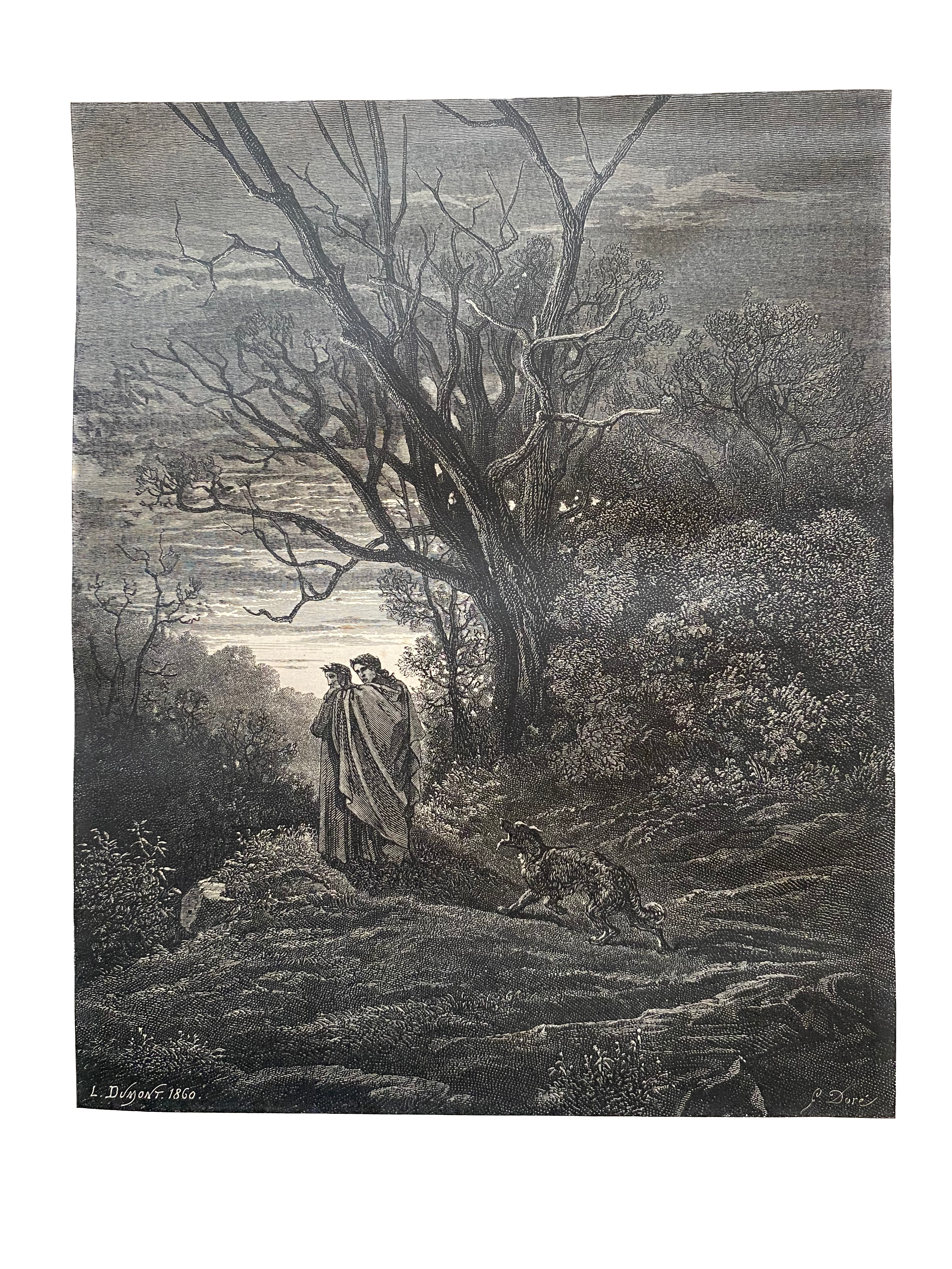 Lote 021 - L'Enfer de Dante Alighieri. Libro ilustrado con 134 grabados xilográficos, estampados en relieve, por Gustave Doré. - Imagen 6