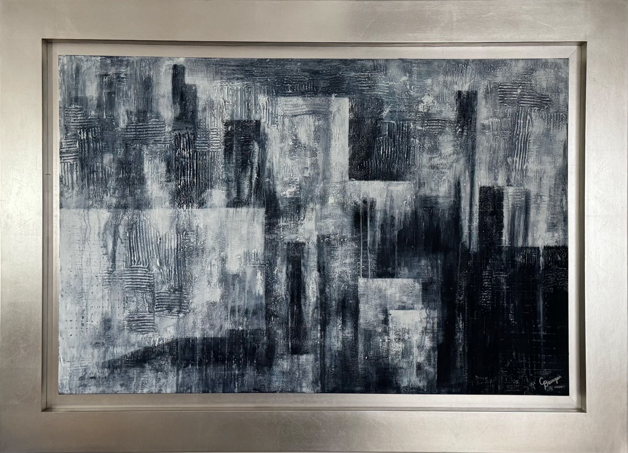 Lote 033 - Gabriela Barragán - Rascacielos, 2020 - Acrílico sobre tela - Imagen 2