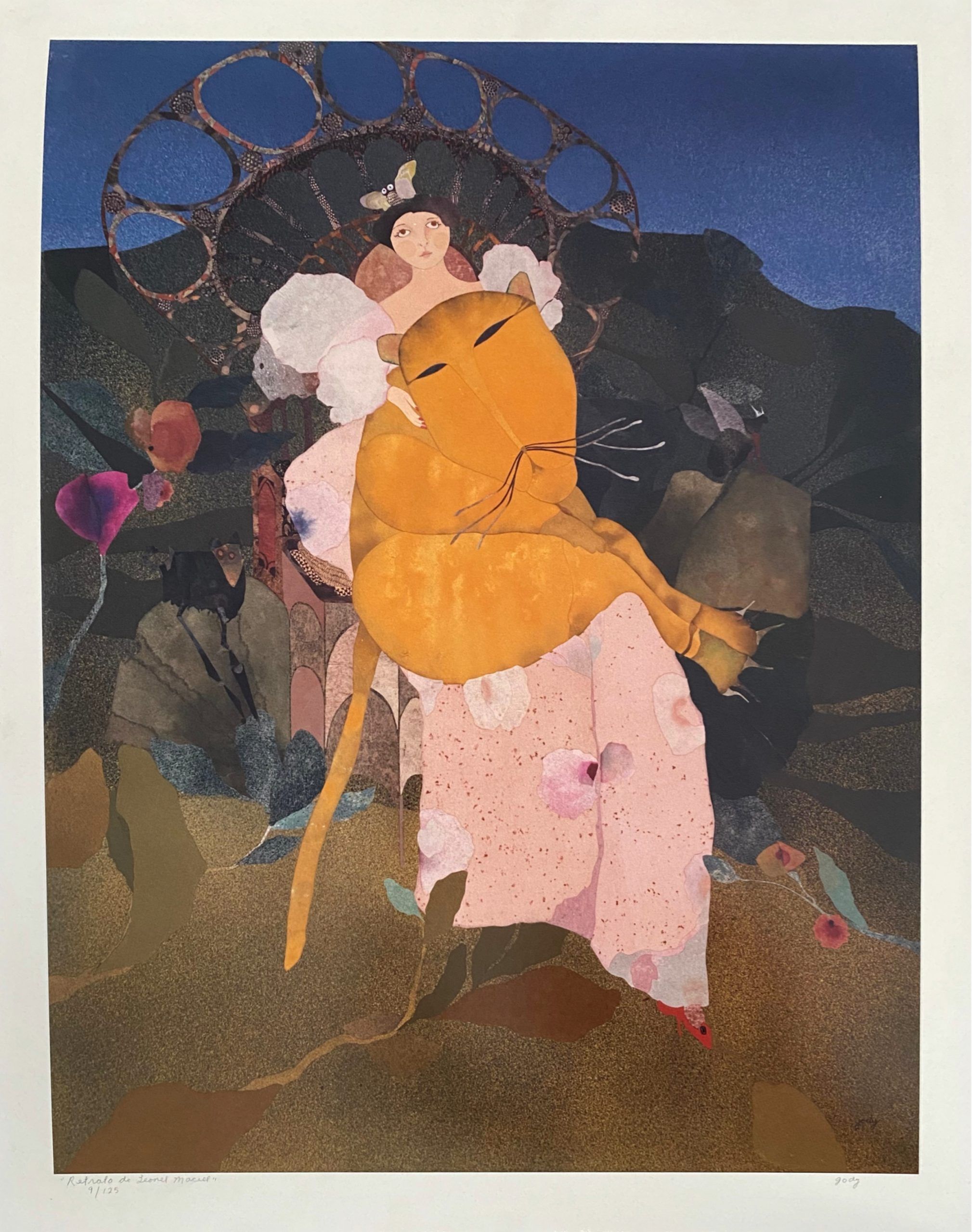 Lote 008 - Jody Mc Grath (California, USA; 1937) - L eo nel - Giclée sobre papel; 9/125
