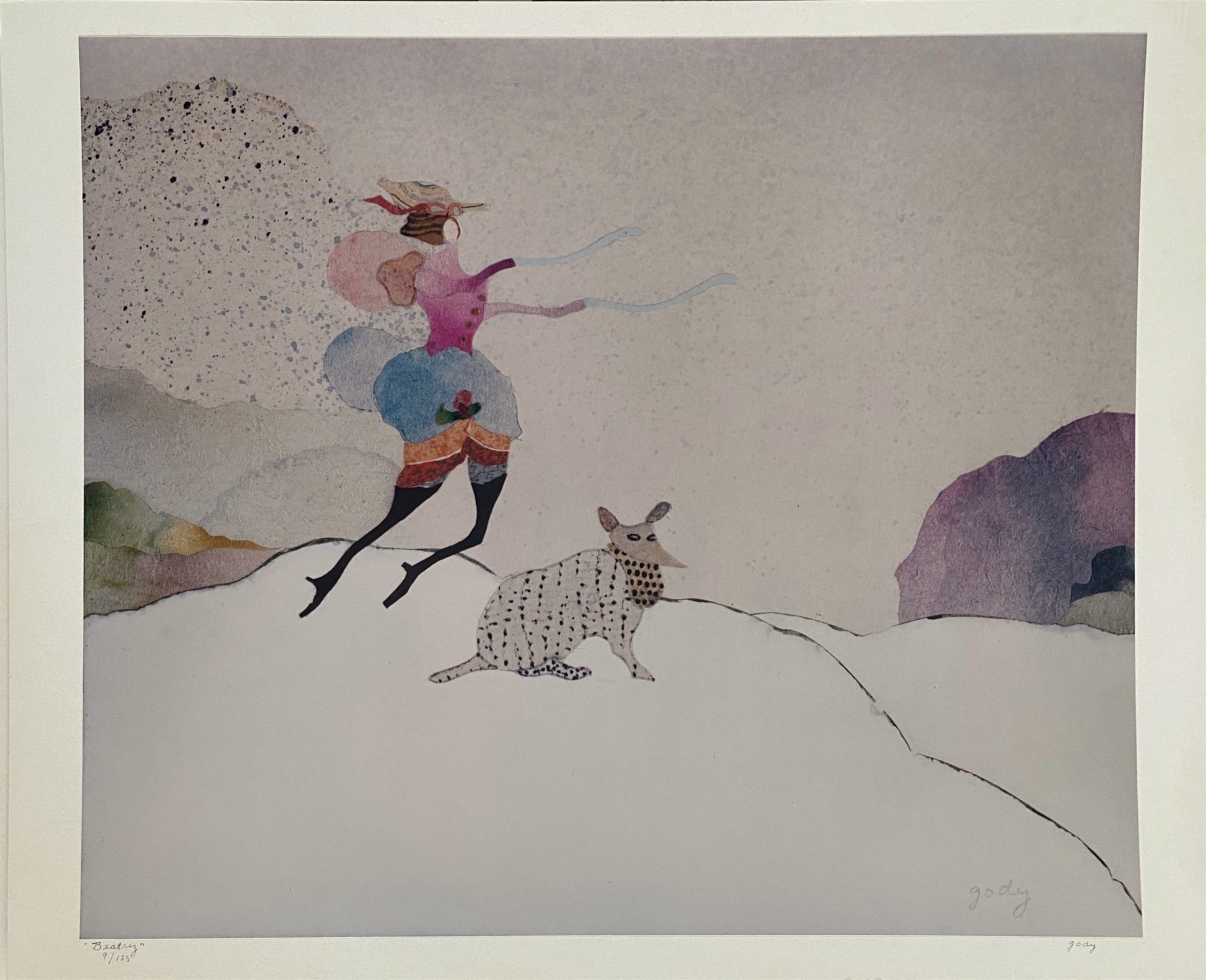 Lote 027 - Jody Mc Grath (California, USA; 1937) - Beatriz - Giclée sobre papel; 9/125