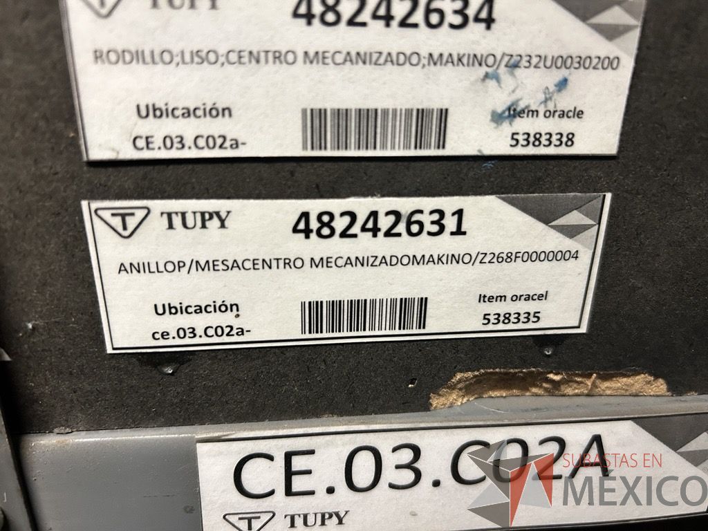 Lote 001 - Lote que contiene 47 artículos: Anillo Rascador, Anillo P/Mesa, O Ring, Anel;Makio - Imagen 3