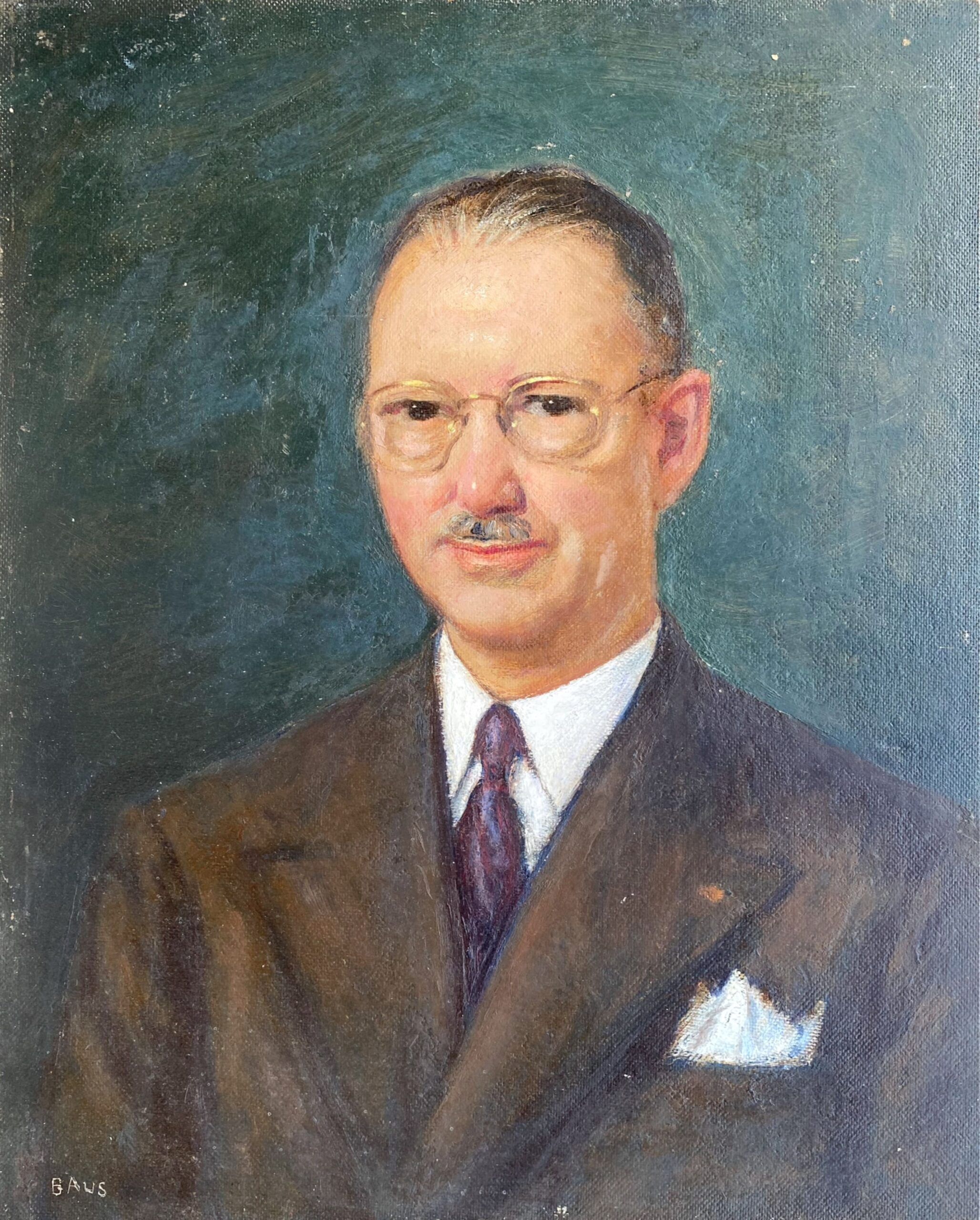 Lote 087 - Simon Paul Baus (Indianapolis, EEUU; 1882-1969) - Cy Ober - Óleo sobre tela