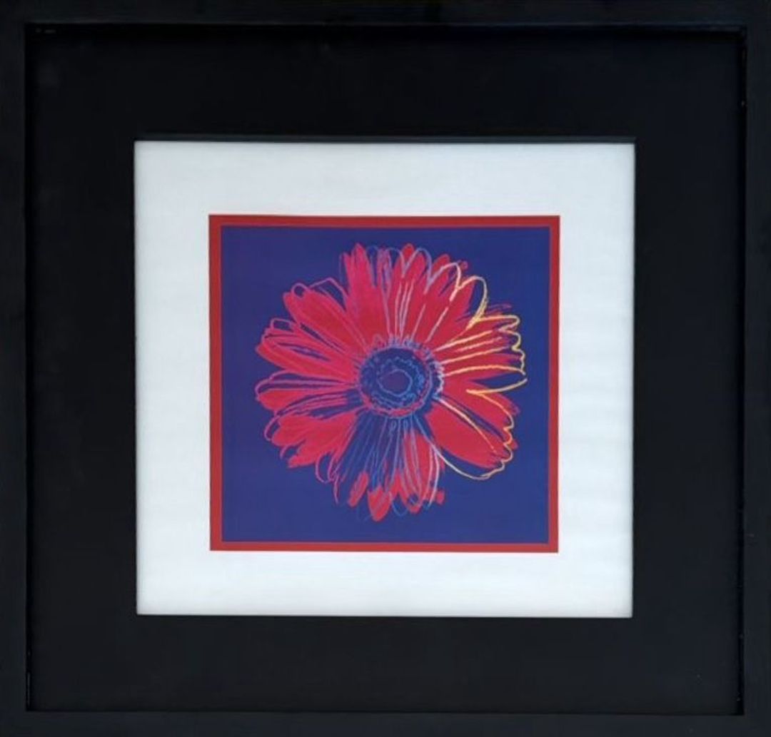 Lote 006 - Andy Warhol - Daisy (azul y rojo)