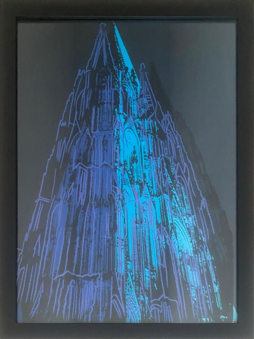 Lote 005 - Andy Warhol - Cologne Cathedral (Blue)
