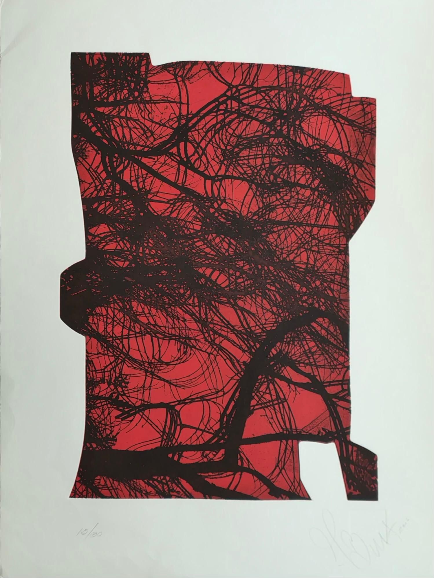 003 - Arturo Buitrón - Del Corazón - Grabado sobre papel, procedimiento técnico de aguafuerte y aguatinta, 15/30