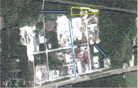 Lote 003 - Terreno industrial de 9,606.60 m2 ubicado en Fracción II, Parcela no. 229 Z2 P1/1, Ejido de Santa Elena, Carretera Federal Chetumal - Huay Pix, LT 45, Othón P. Blanco, Quintana Roo - Imagen 3