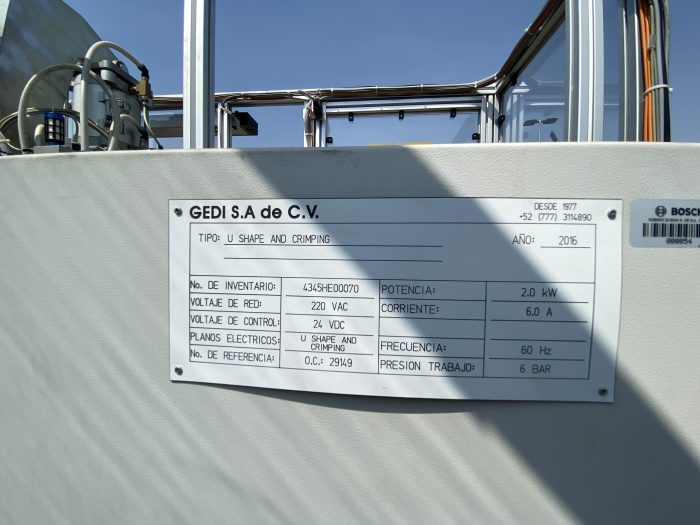 Lote 013 - Dobladora y engrapadora, Marca: GEDI - Imagen 8