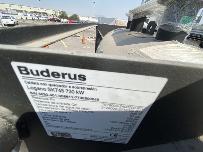 Lote 015 - Caldera con quemador a sobrepresión, Marca: BUDERUS, Modelo:LOGANO SK745 - Imagen 13