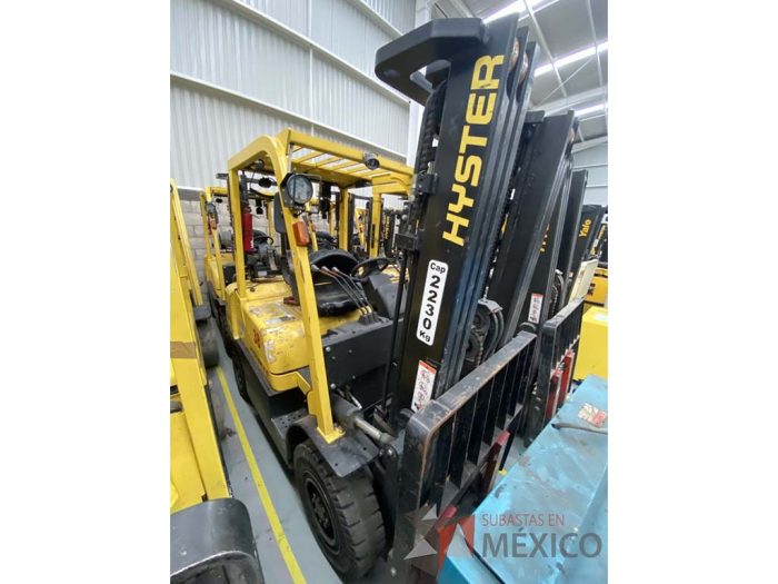 Lote 014 - Montacargas Hyster H2.5TX, Contrabalanceado, Combustión Diesel/Gas, Año 2015