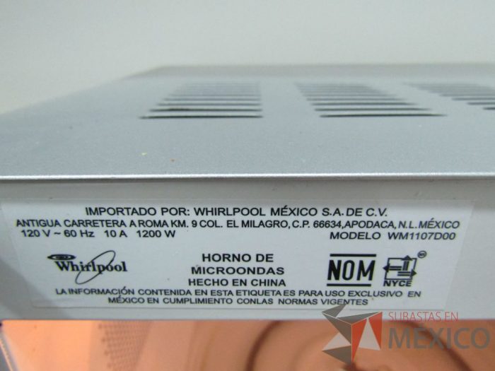 Lote 014 - Horno de microondas - Imagen 9