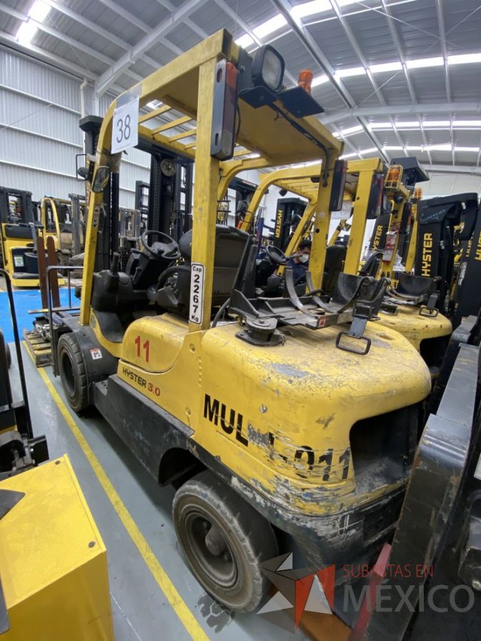 Lote 018 - Montacargas Hyster H3.0XT, Contrabalanceado, Combustión Gas, Año 2016 - Imagen 16