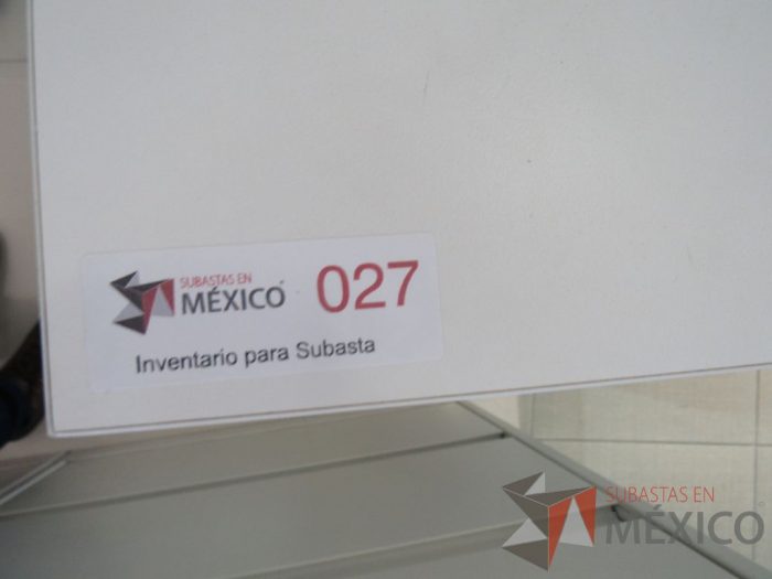 Lote 094 - 2 Archivero horizontal metálicas de 3 cajones con cubierta color blanco - Imagen 2