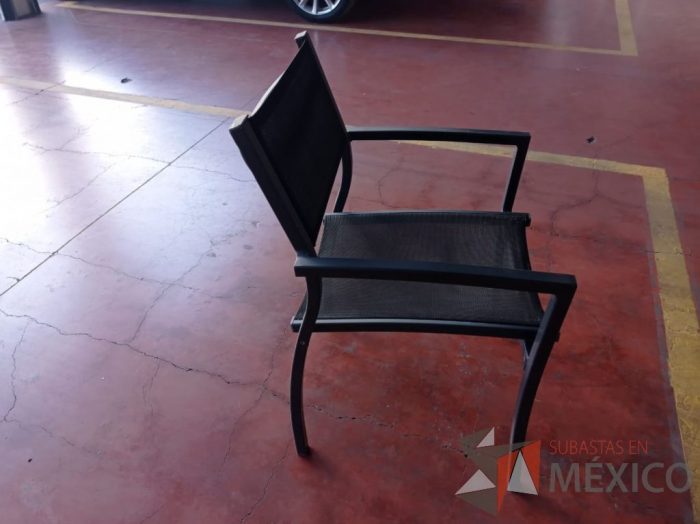 Lote 026 - 2 Silla de visita con 4 patas metálicas - Imagen 2