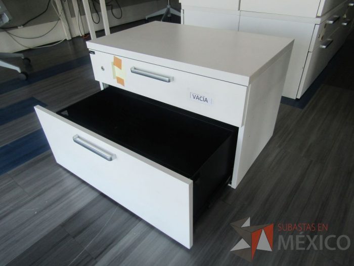 Lote 022 - 6 Archiveros horizontales de 2 cajones color blanco. - Imagen 13