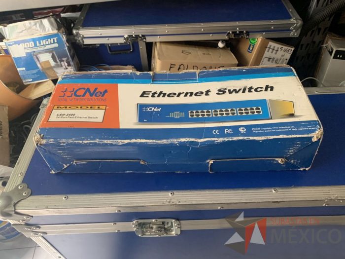 Lote 026 -  Switch de red 4 de 24 salidas y 1 de 16 salidas varias marcas (Zonet,C-net,Trendnet,Baseline) - Imagen 2