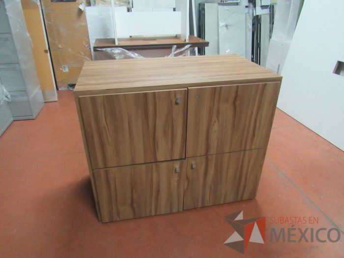 Lote 013 - Gabinete de 4 cajones color café - Imagen 2