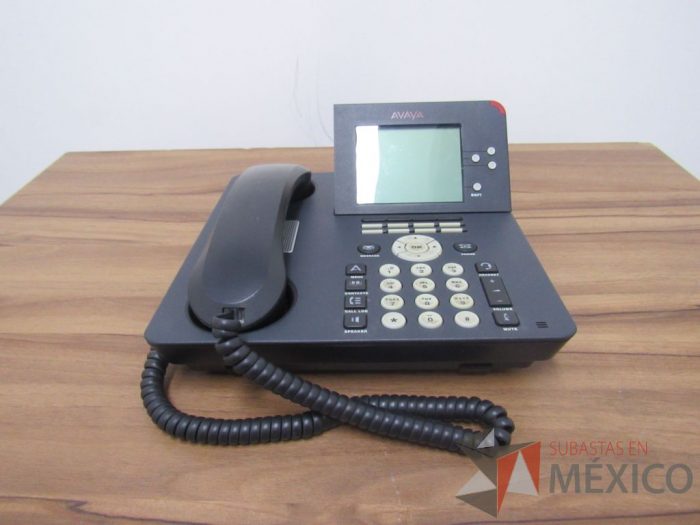 Lote 044 - 6 Teléfonos Avaya 9650