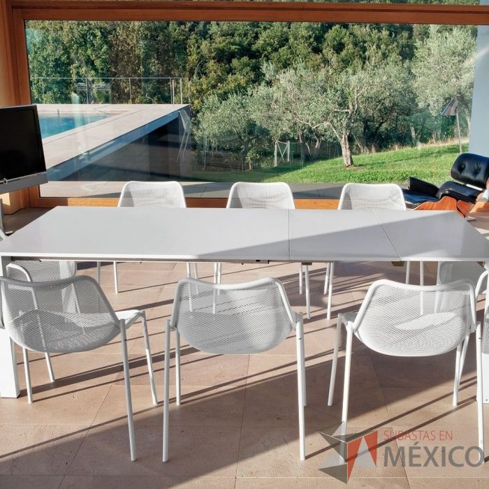 Lote 0017 - 2 Sillas Apilables Round Blanco - Imagen 3