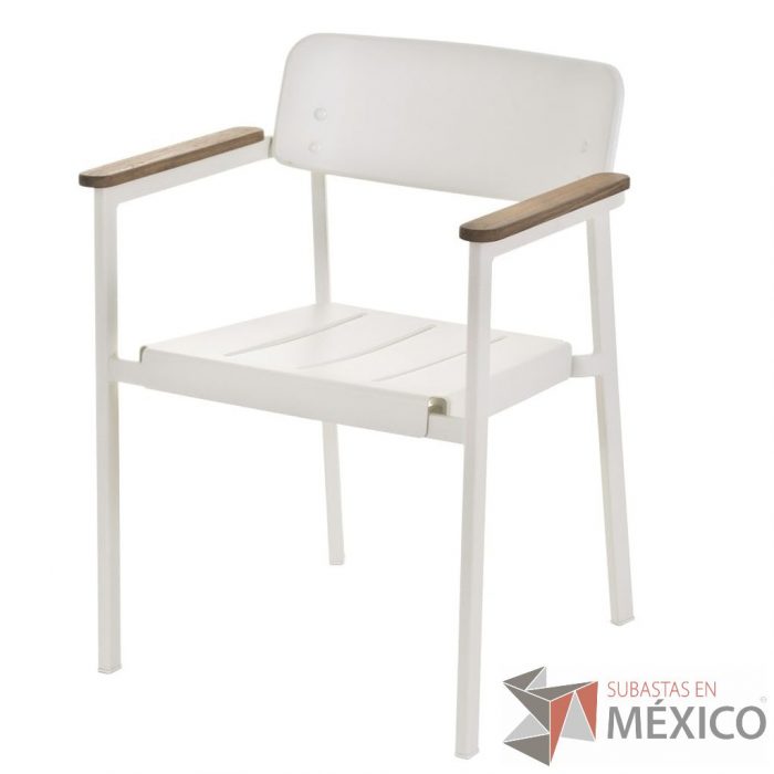 Lote 0016 - 2 Sillones Apilables Shine Blanco - Imagen 3