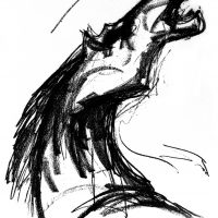Lote 002 - "UN CABALLO LLAMADO VIENTO"- Arq. Juan José Díaz Infante - Giclée / Papel de algodón