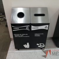 Lote 078 - Juego de 6 contenedores para residuos, Vidrio/Cartón, Plástico/Aluminio, Orgánico/Inorgánico - Imagen 18