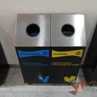 Lote 078 - Juego de 6 contenedores para residuos, Vidrio/Cartón, Plástico/Aluminio, Orgánico/Inorgánico - Imagen 14